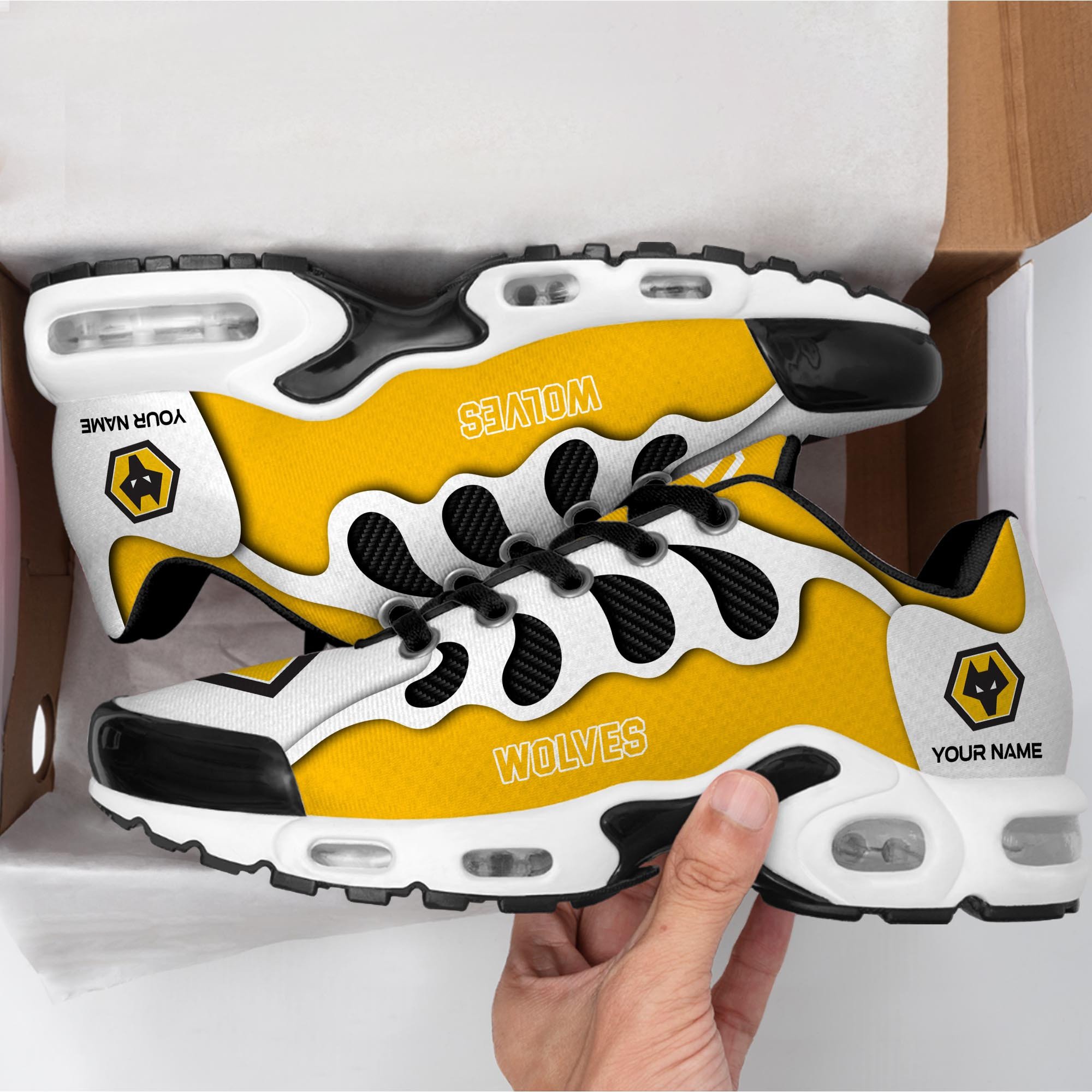 Wolverhampton Wanderers Air Max Plus Shoes Sneakers For Men And Women