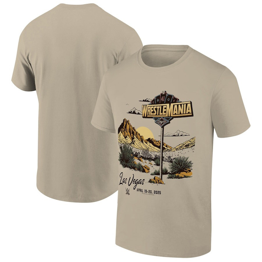 WrestleMania WWE 2025 Shirt WrestleMania 41 Las Vegas Western Tourist T-Shirt Oregontrailrvpk Shirt