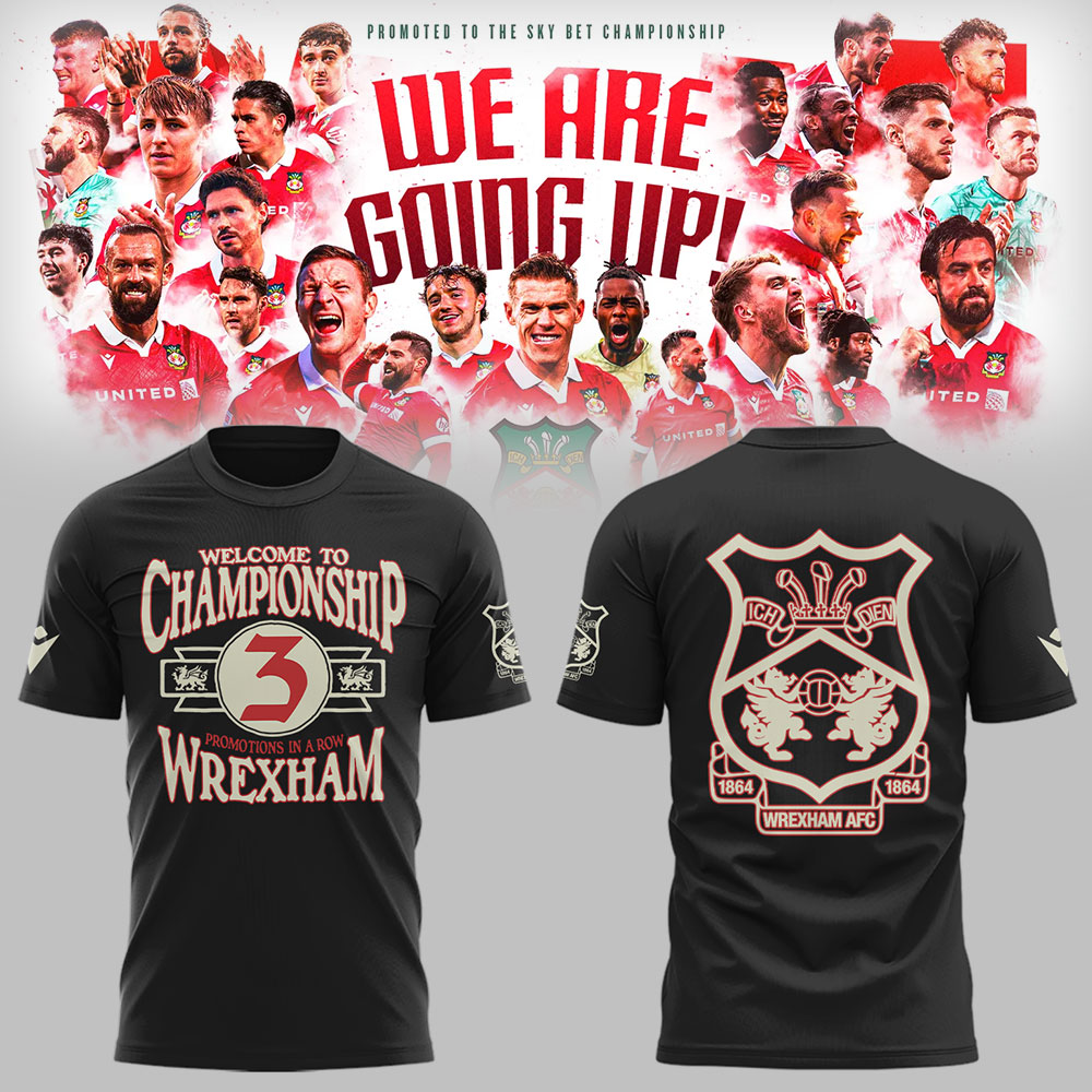 Wrexham AFC x Welcome To Champions T-Shirtenior Football Player Gifts Oregontrailrvpk Shirt