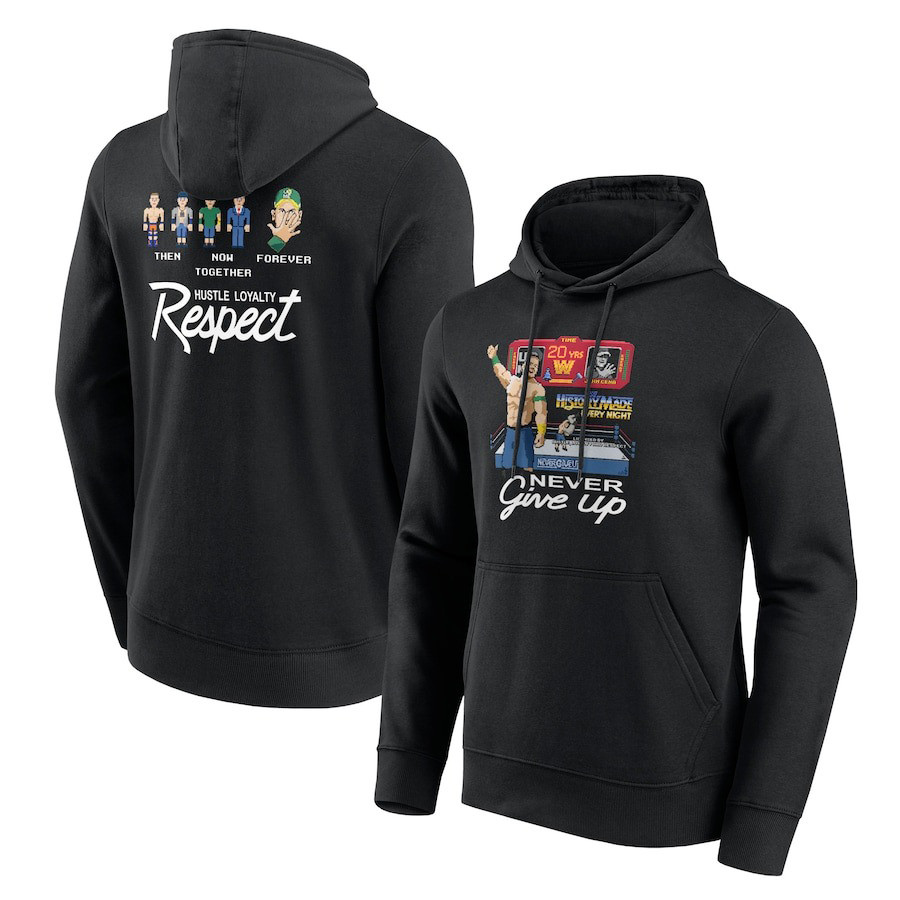 WWE John Cena 20 Years Never Give Up Hoodie Gifts