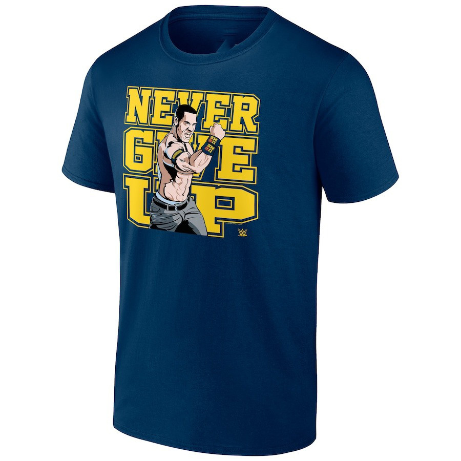 WWE John Cena Never Give Up T-Shirt Boyfriend Gift Ideas Oregontrailrvpk Shirt