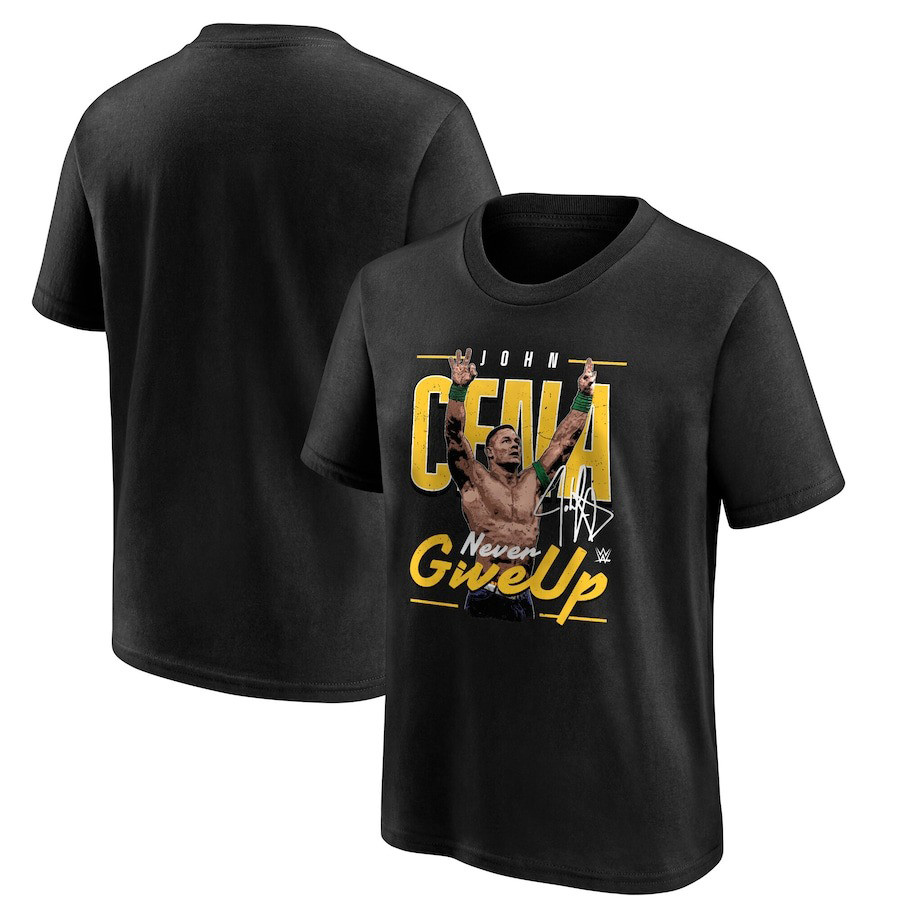 WWE John Cena Never Give Up T-Shirt For Father's Day Oregontrailrvpk Shirt