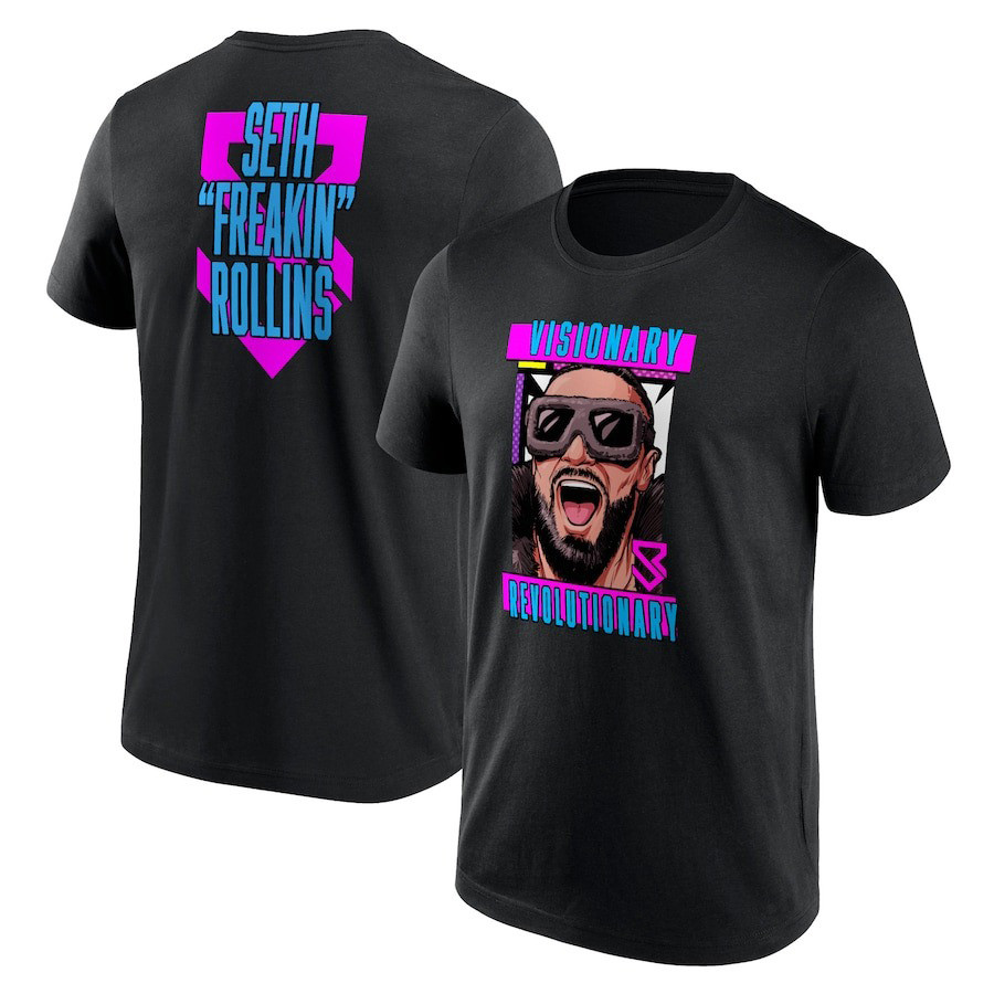 WWE Seth Rollins Visionary Revolutionary T-Shirttep Dad Gifts Oregontrailrvpk Shirt