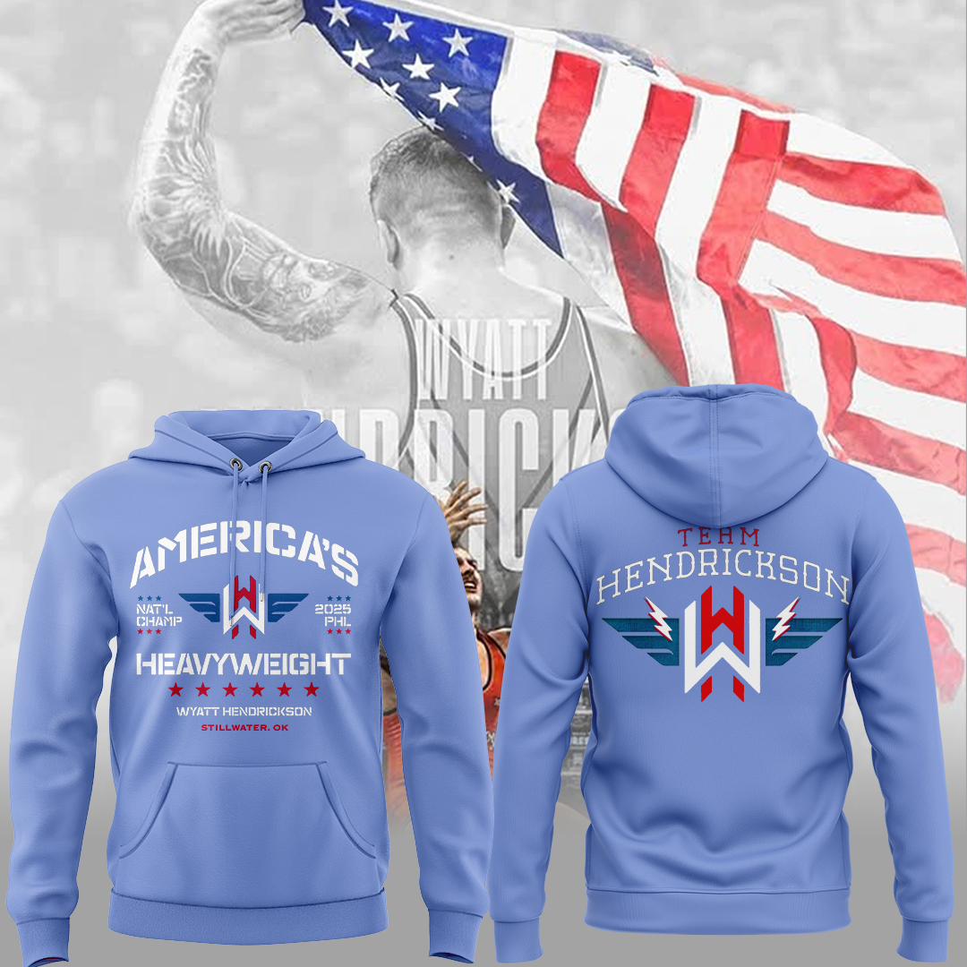 Wyatt Hendrickson New Hoodie Best Gifts For Wrestling Players