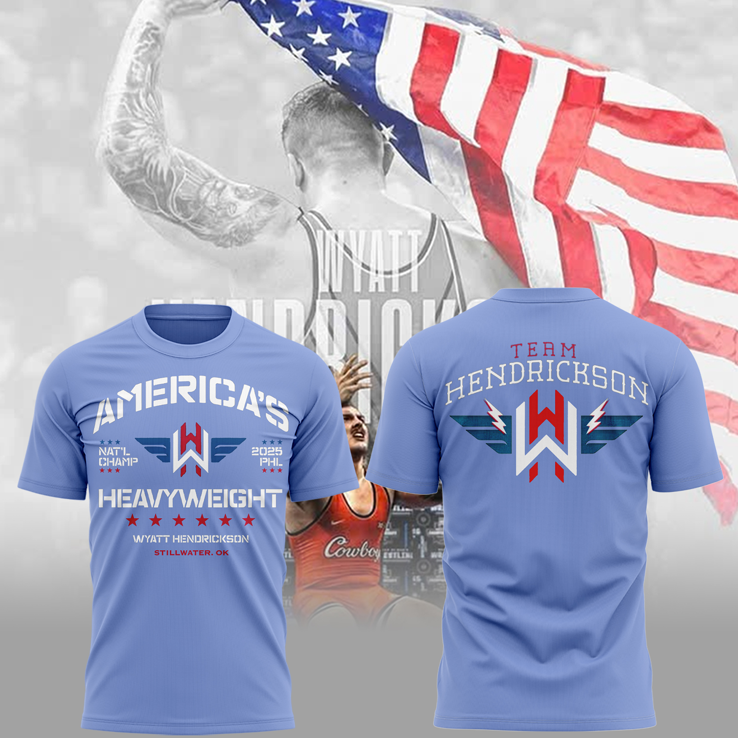 Wyatt Hendrickson New T-Shirt Best Gifts For Wrestling Fans Oregontrailrvpk Shirt