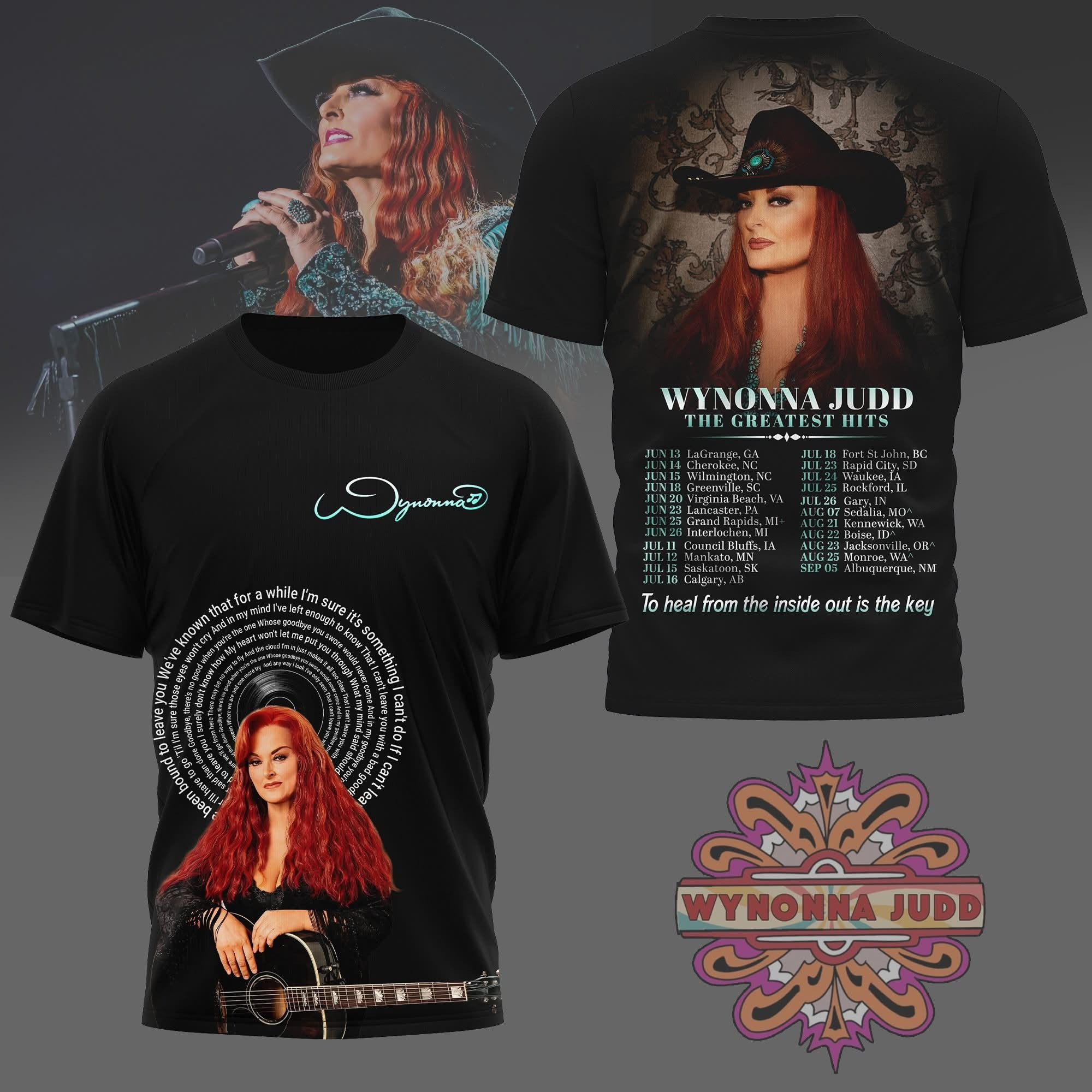Wynonna Judd The Greatest Hits T-Shirt Wynonna Judd Tour Merch Oregontrailrvpk Shirt