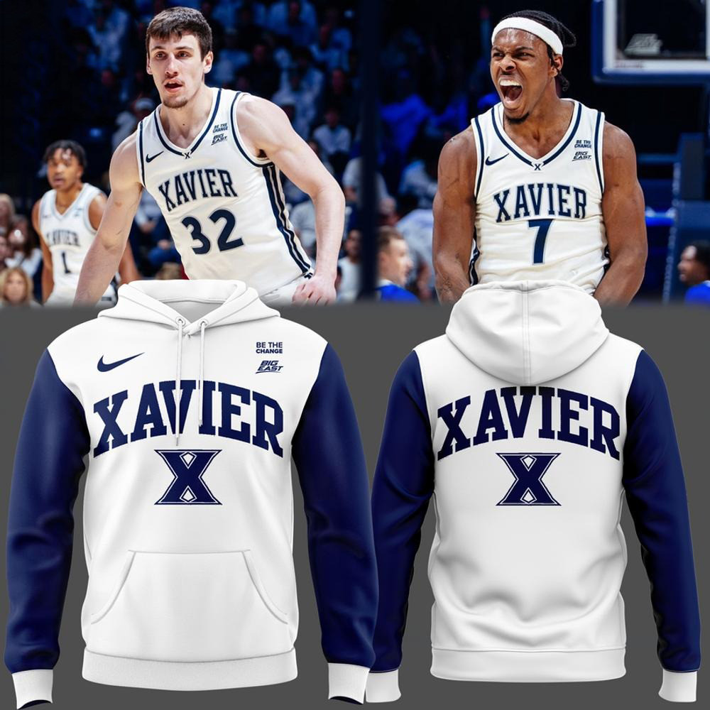 Xavier Musketeers City Edition Uniform Limited Edition Hoodie Basketball Enthusiast Gifts