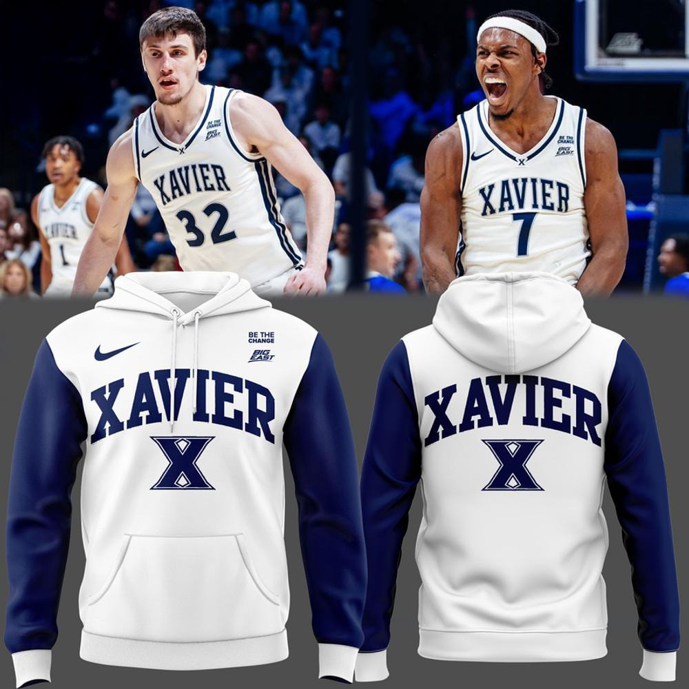 Xavier Musketeers City Edition Uniform Limited Edition Hoodie Good Gifts For Basketball Fans