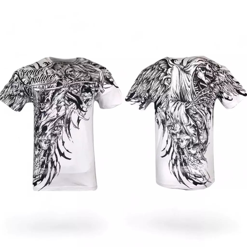 Xtreme Couture By Affliction Men's Sorrow MMA Biker Tattoo T-Shirt For Son Oregontrailrvpk Shirt
