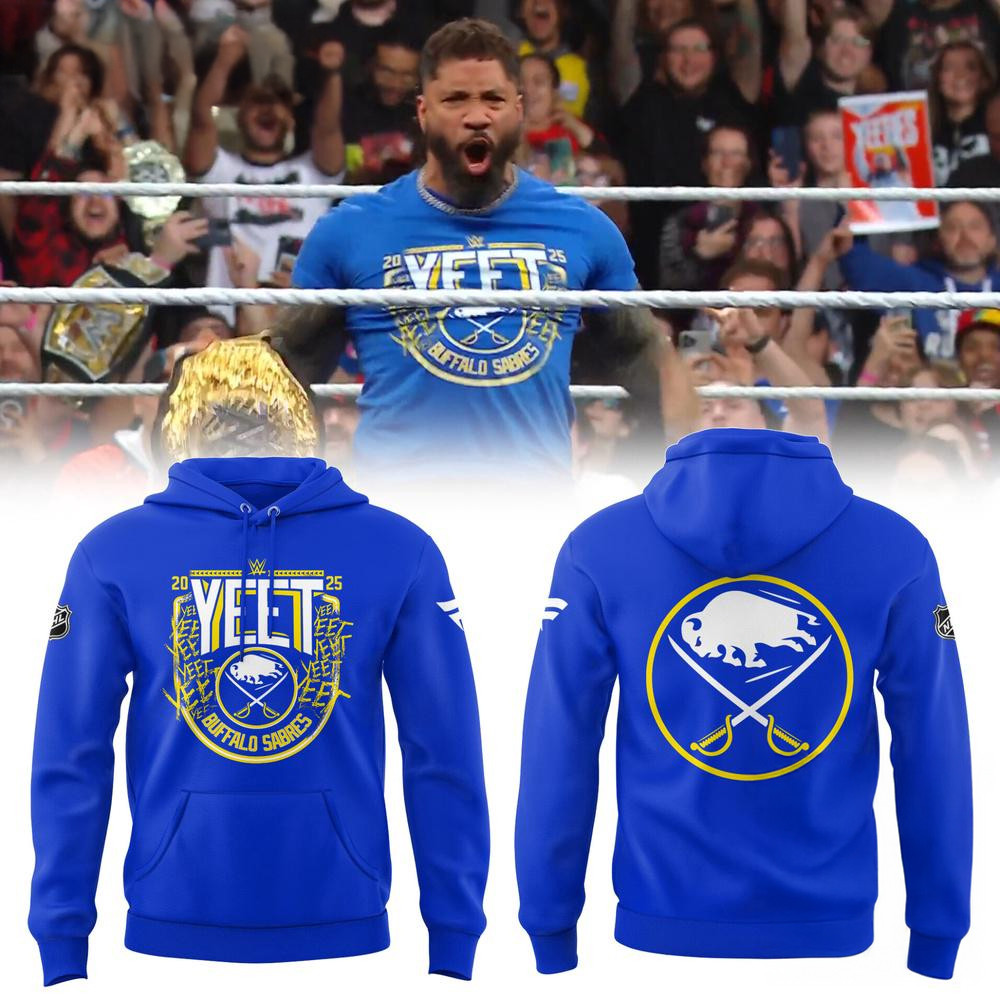 Y.E.E.T x Buffalo Sabres Limited Edition 2025 Hoodie Ice Hockey