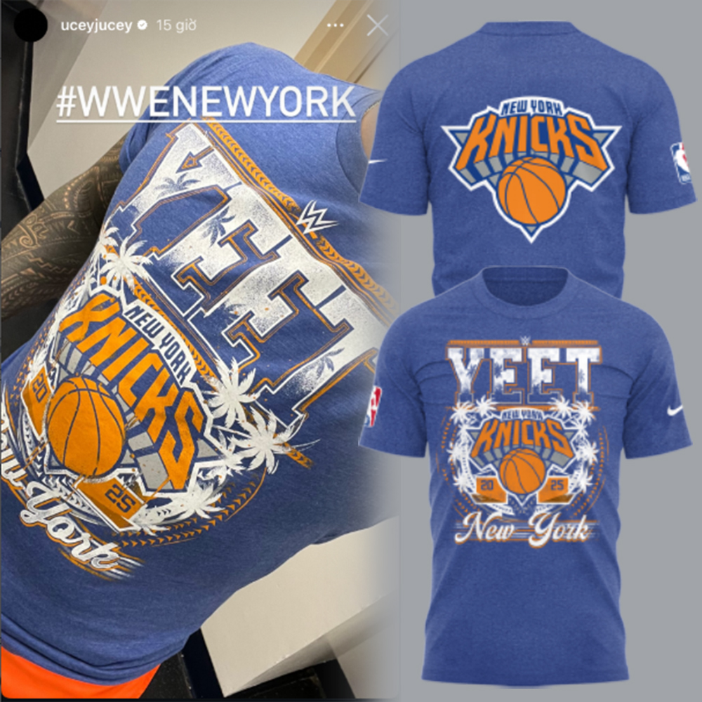 Y.E.E.T x Knicks Shirt Best Basketball Gifts Oregontrailrvpk Shirt