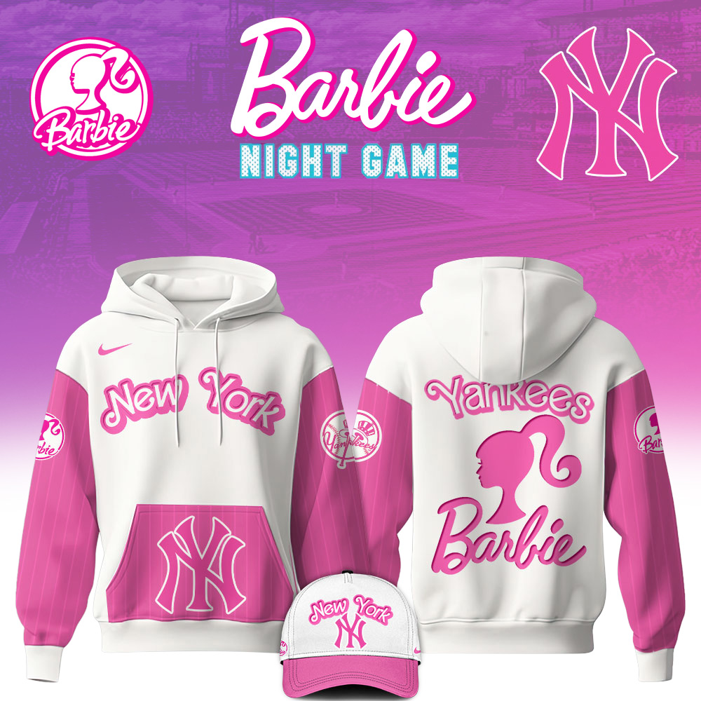 Yankees x Barbie Night Game 2025 Hoodie Baseball Coach Gift Ideas