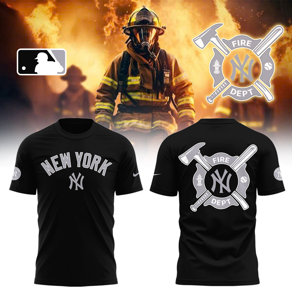 Yankees x Firefighter Appreciation Night T-Shirt Gift For Baseball Lover Oregontrailrvpk Shirt