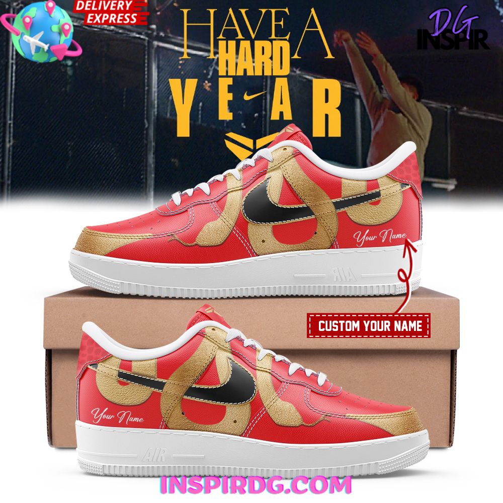 Year of the Mamba New Kobe Air Force 1 Shoes Red
