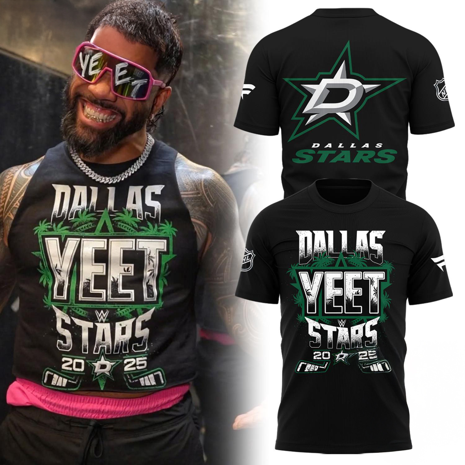 YEET Dallas Stars Hockey 2025 Shirt Gifts For Hockey Fan Oregontrailrvpk Shirt