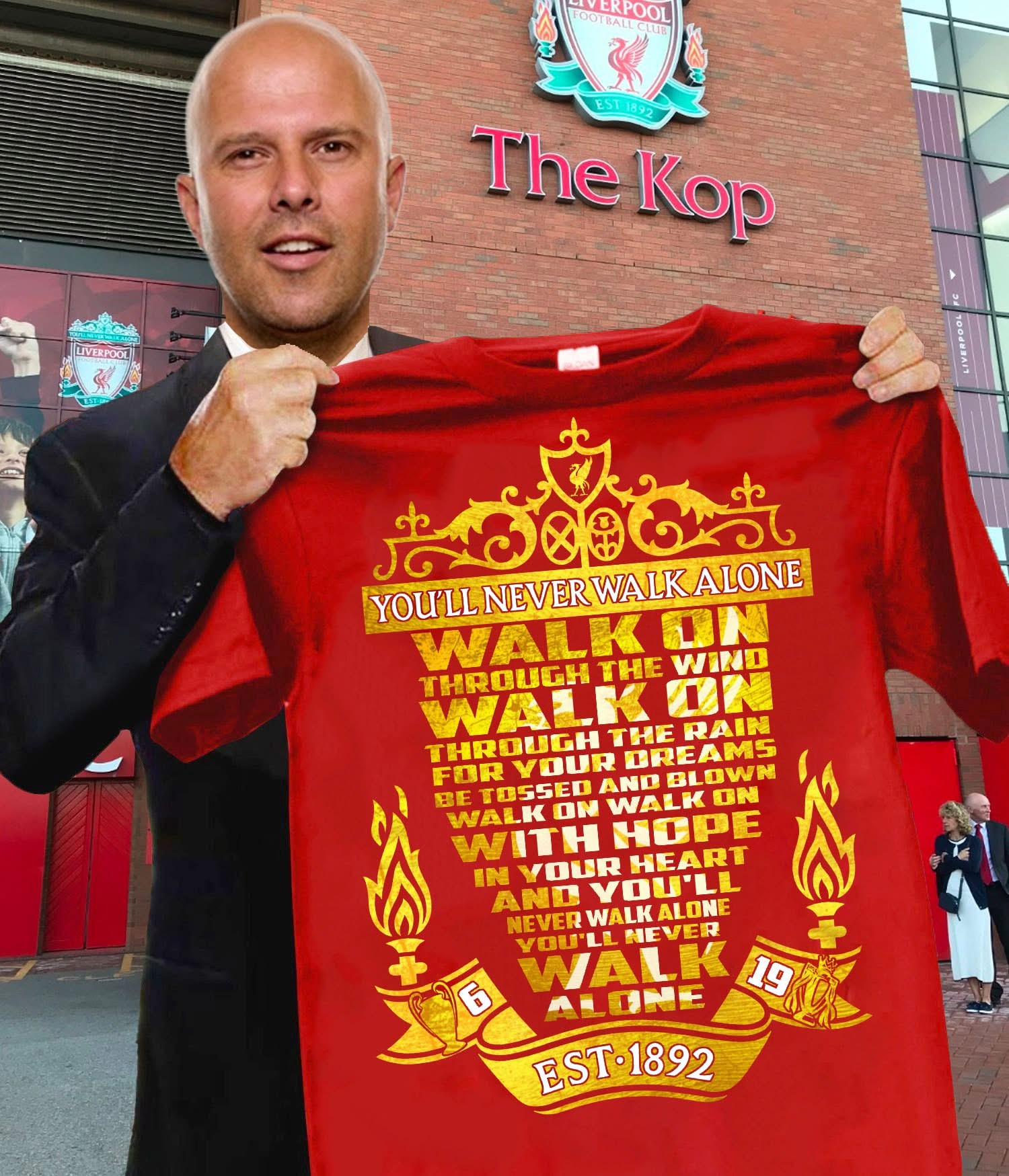 You'll Never Walk Alone Est. 1892 T-Shirt Presents For Football Fans Oregontrailrvpk Shirt