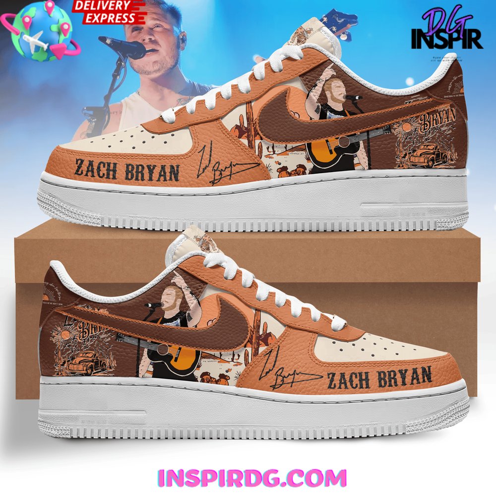 Zach Bryan Cowboy Limited Edition Air Force 1