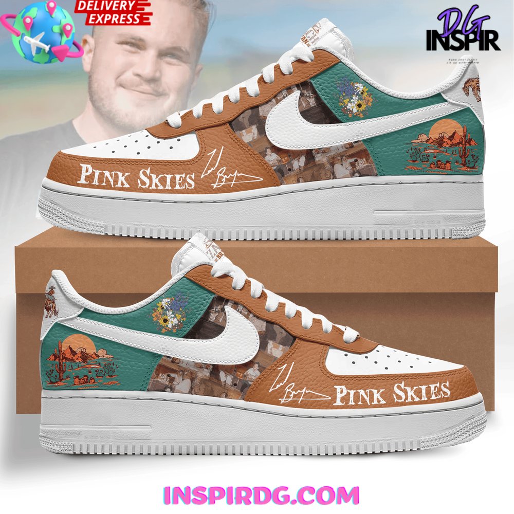 Zach Bryan Pink Skies Limited Edition Air Force 1