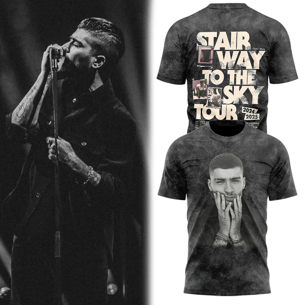 Zayn Malik Stairway to the Sky Tour T-Shirt Best Oregontrailrvpk Shirt