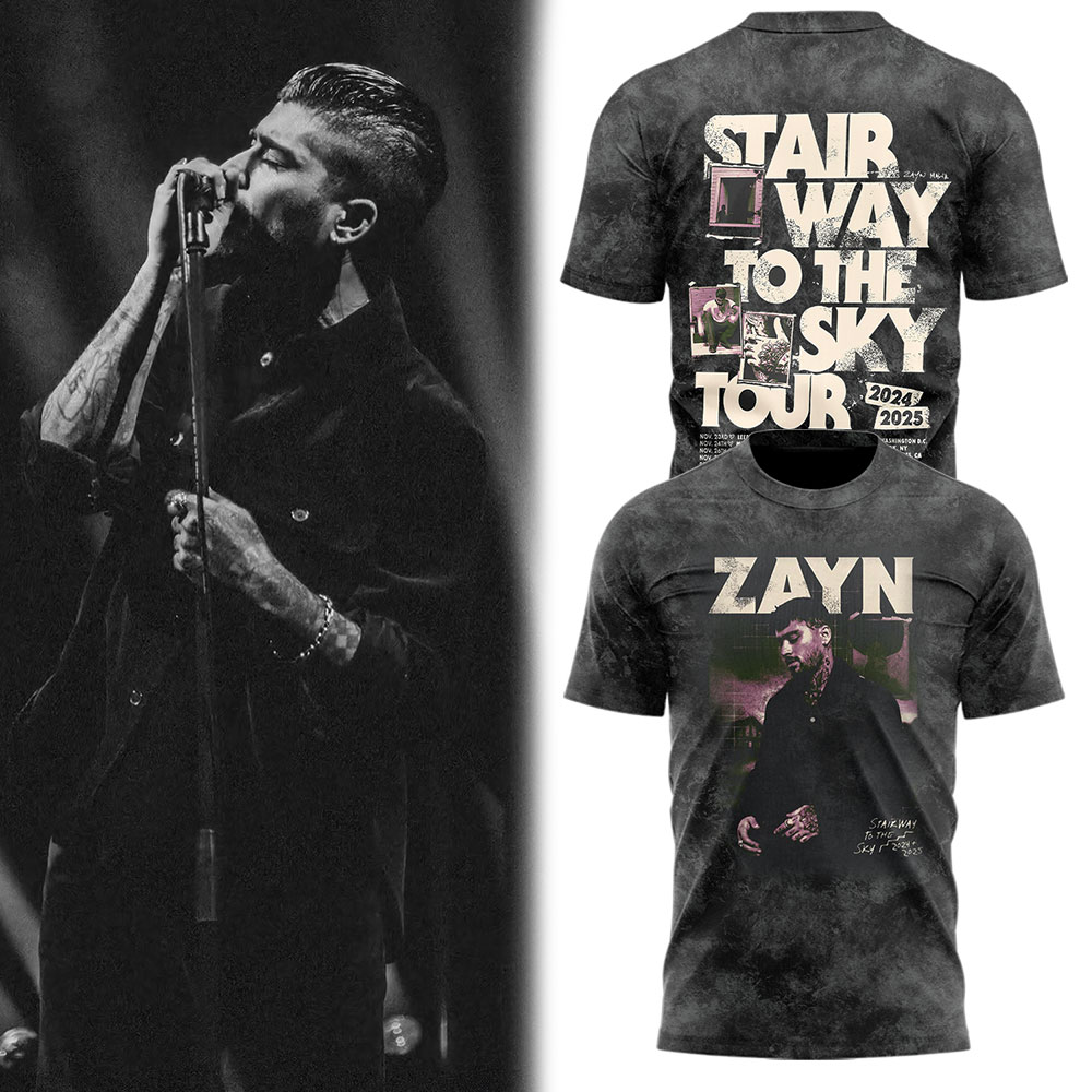 Zayn Malik Stairway to the Sky Tour T-Shirt Unique Oregontrailrvpk Shirt